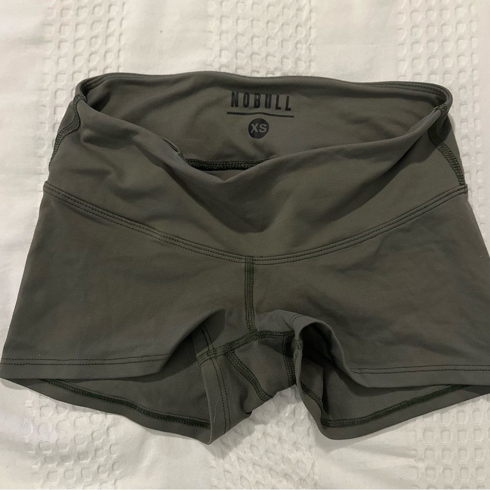 NOBULL Women’s XS Shorts 2”: Army Green